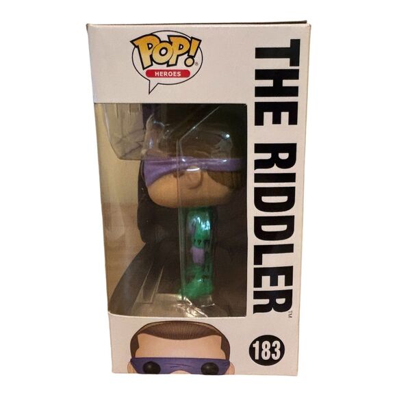 Funko POP! Heroes Batman Classic TV Series -The Riddler #183 Vinyl Figure In Box - Picture 4 of 6